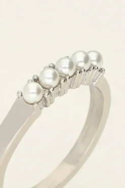 My Jewellery Bague à 5 Perles Outlet