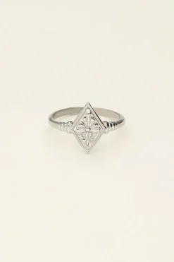 My Jewellery Bague à Carreaux Universe Discount