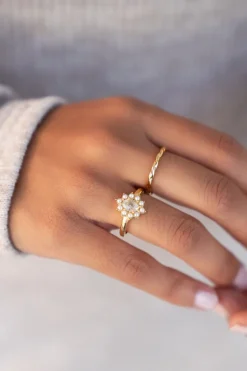 My Jewellery Bague à Perles Et Strass Fashion