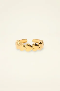 My Jewellery Bague Ajustable à Coeurs New