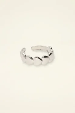 My Jewellery Bague Ajustable à Coeurs New