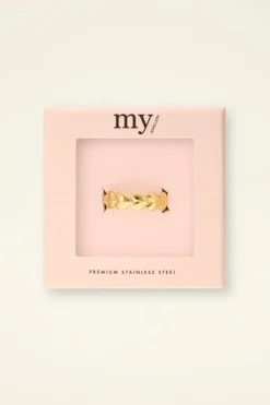 My Jewellery Bague Ajustable à Coeurs New