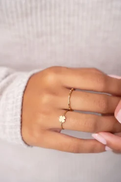 My Jewellery Bague Ajustable Trèfle Clearance