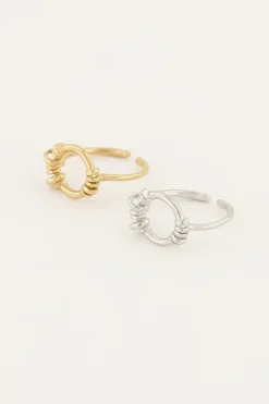 My Jewellery Bague Avec Cercle Ouvert Fashion