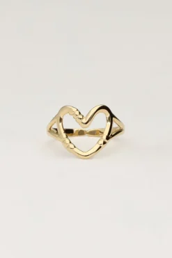 My Jewellery Bague Avec Cœur Ouvert Outlet