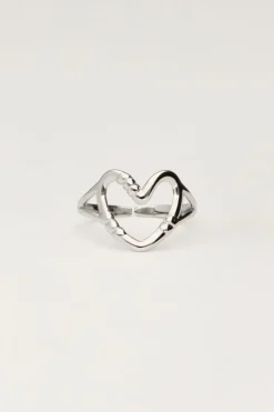 My Jewellery Bague Avec Cœur Ouvert Outlet