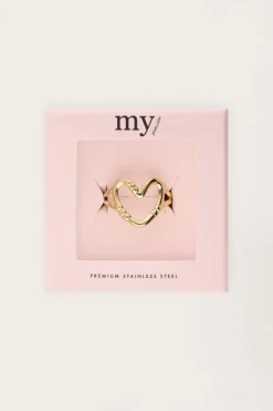 My Jewellery Bague Avec Cœur Ouvert Outlet