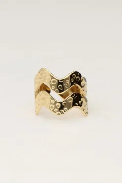 My Jewellery Bague Avec Double Vague Best