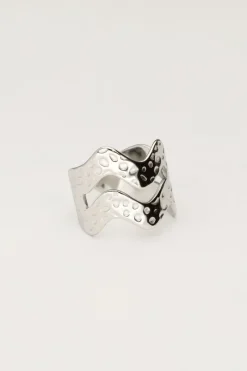 My Jewellery Bague Avec Double Vague Best