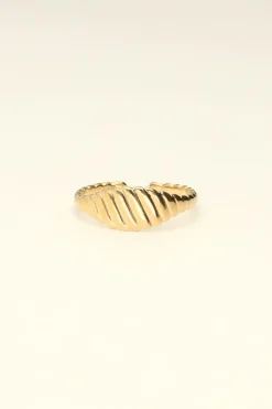 My Jewellery Bague Avec Effet Côtelé Hot