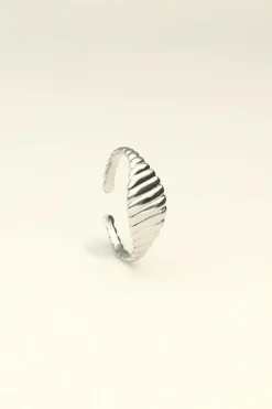 My Jewellery Bague Avec Effet Côtelé Hot