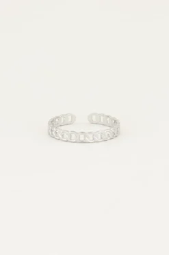 My Jewellery Bague Avec Maillons Plats Best