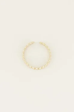 My Jewellery Bague Avec Maillons Plats Best