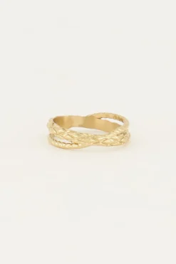 My Jewellery Bague Avec Motif Torsadé Hot