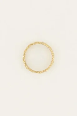 My Jewellery Bague Avec Motif Torsadé Hot