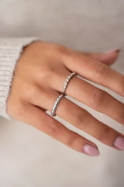 My Jewellery Bague Avec Petites Billes Fashion