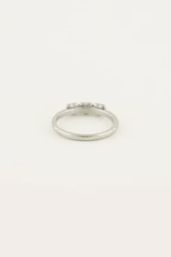 My Jewellery Bague Avec 3 petits Cœurs Fashion