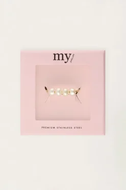 My Jewellery Bague Avec Quatre Perles Clearance