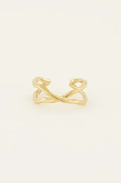 My Jewellery Bague Avec Structure Superposé Hot