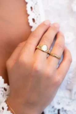 My Jewellery Bague Chevalière à Graver Atelier Discount
