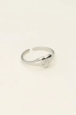 My Jewellery Bague Coeur à Initiale Online
