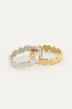 My Jewellery Bague Cœurs Sale