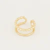 My Jewellery Bague D’oreille à Double Anneau Clearance