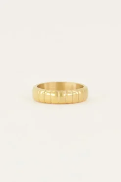 My Jewellery Bague Iconic Avec Nervures Hot