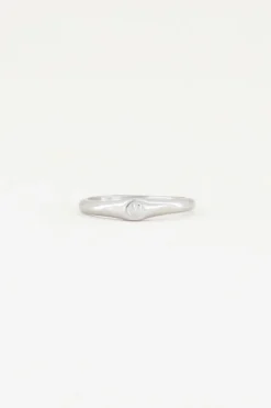 My Jewellery Bague Initiale Argentée Best