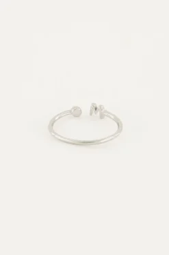 My Jewellery Bague Initiale Avec Pierre Outlet