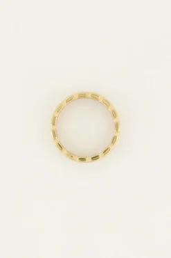My Jewellery Bague Large Avec Maillons Clearance