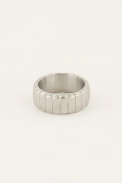 My Jewellery Bague Large Iconic à Rainures New