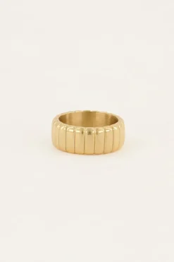My Jewellery Bague Large Iconic à Rainures New