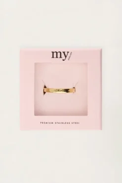 My Jewellery Bague Large Structurée Hot