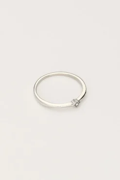 My Jewellery Bague Minimaliste Avec Strass Clearance