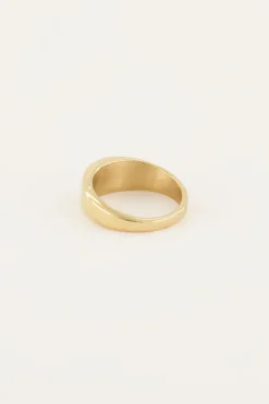 My Jewellery Bague MOOD Avec Pierre Carrée Transparente Outlet