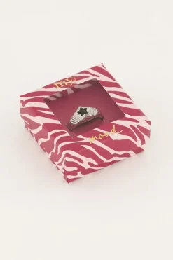 My Jewellery Bague MOOD Avec Pierre étoile Noire Outlet