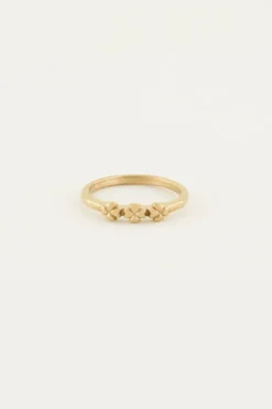 My Jewellery Bague 3 petits Trèfles Discount