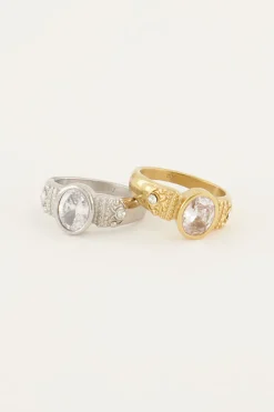 My Jewellery Bague Pierres Ice Cubes Best