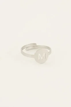 My Jewellery Bague Réglable à Initiale Online