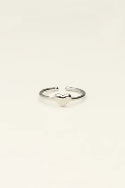 My Jewellery Bague Rose Avec Cœur Clearance