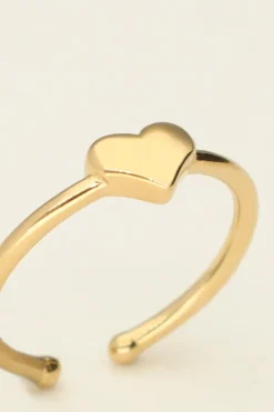 My Jewellery Bague Rose Avec Cœur Clearance