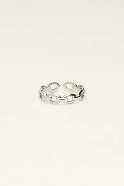 My Jewellery Bague Rose Avec Maillons Clearance