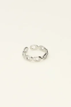 My Jewellery Bague Rose Avec Maillons Clearance