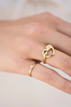 My Jewellery Bague Rose Avec Petit Cœur Online