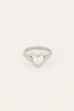 My Jewellery Bague Shapes Avec Cœur Ouvert Sale