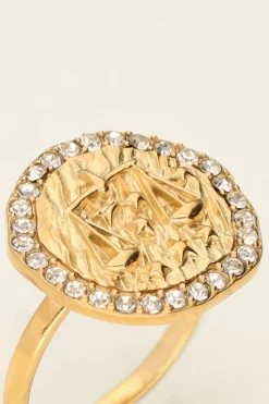 My Jewellery Bague Signe Du Zodiaque à Strass Fashion