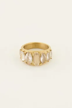 My Jewellery Bague Souvenir Avec Pierres Fashion