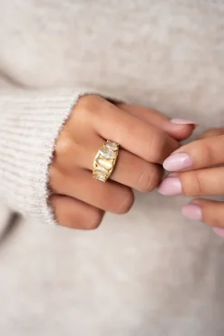 My Jewellery Bague Souvenir Avec Pierres Fashion
