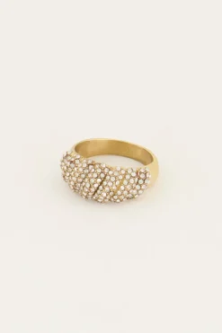 My Jewellery Bague Starmood Avec Pierres Transparentes Outlet